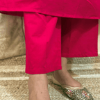 Pink Embroidery Co-Ord Set