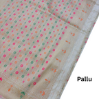 Premium Off White Katan Silk Saree