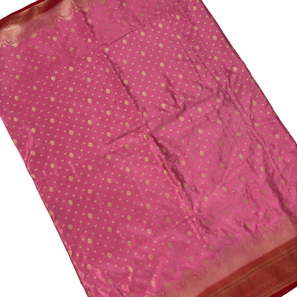 Pink Banarasi Silk Saree