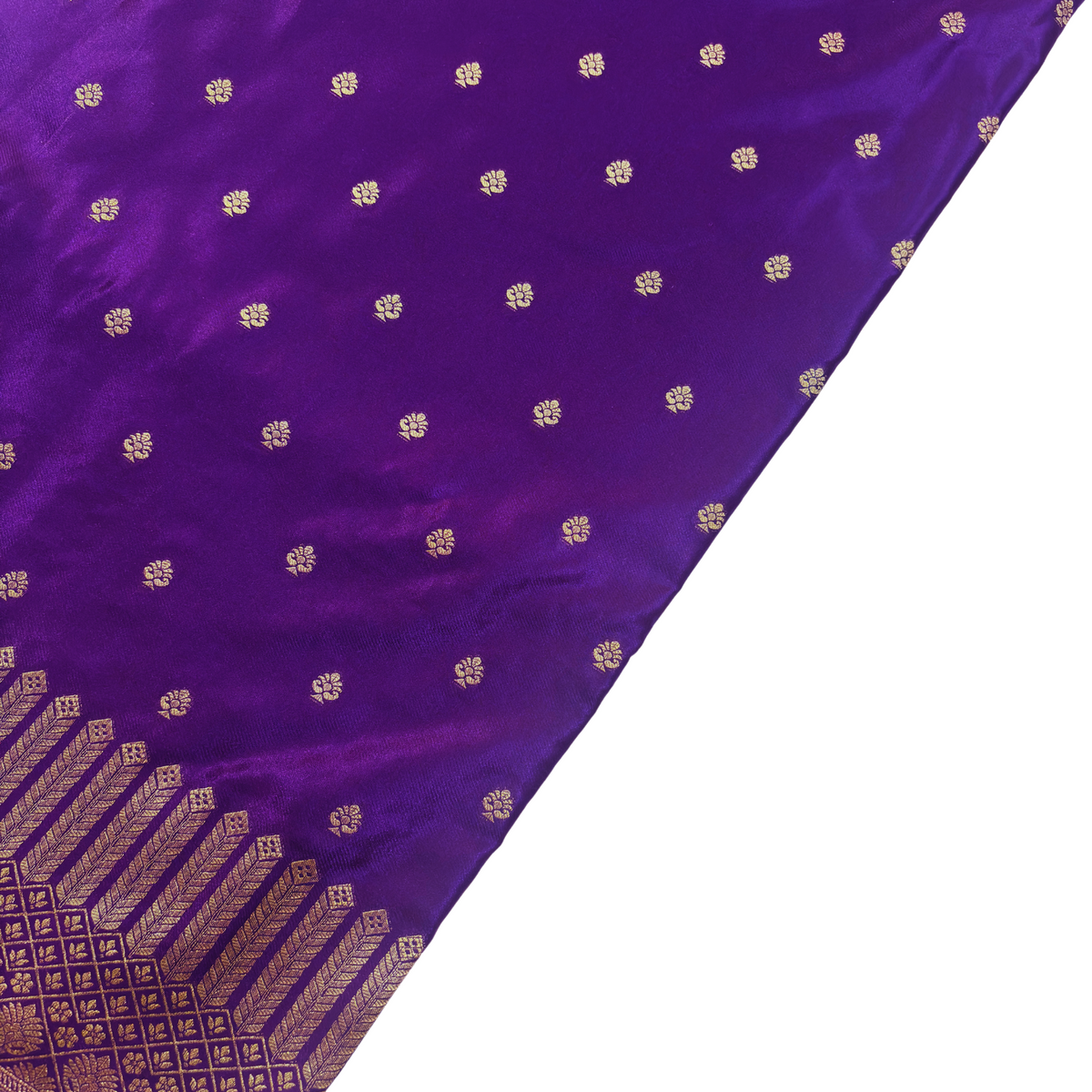 Premium Katan Silk Saree (Blue)