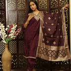 Purple Kurta Set for Women