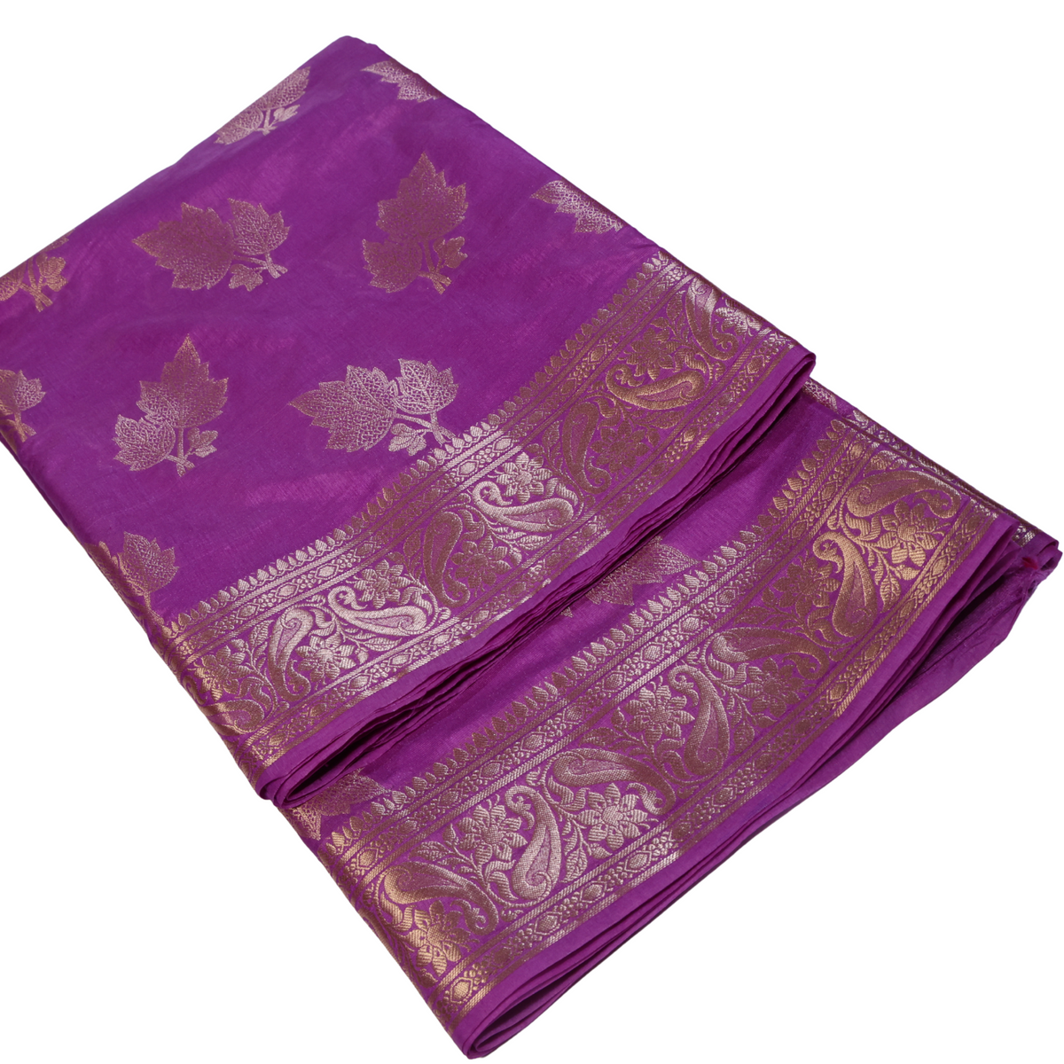 Premium Katan Silk With Zari Weaving