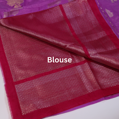 Premium Katan Silk With Zari Weaving