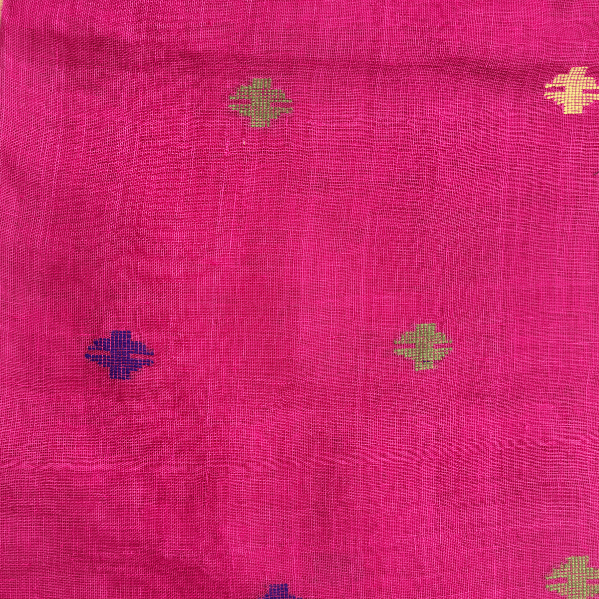 Pure Jayshree Linen Saree (Paithani Motif)
