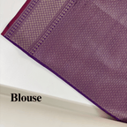 Premium Banarasi Silk Saree (Purple)