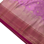 Premium Lavender Banarasi Silk Saree