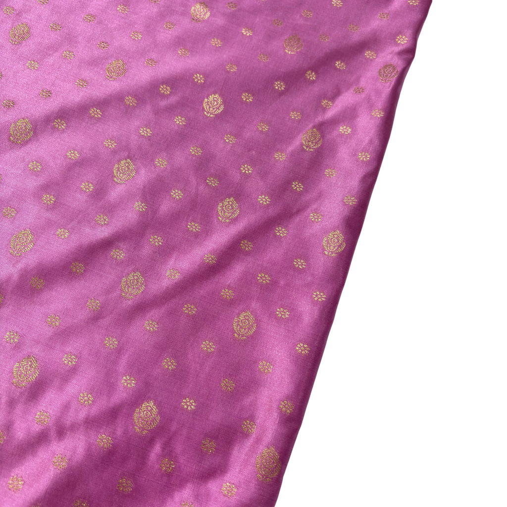 Premium Lavender Banarasi Silk Saree