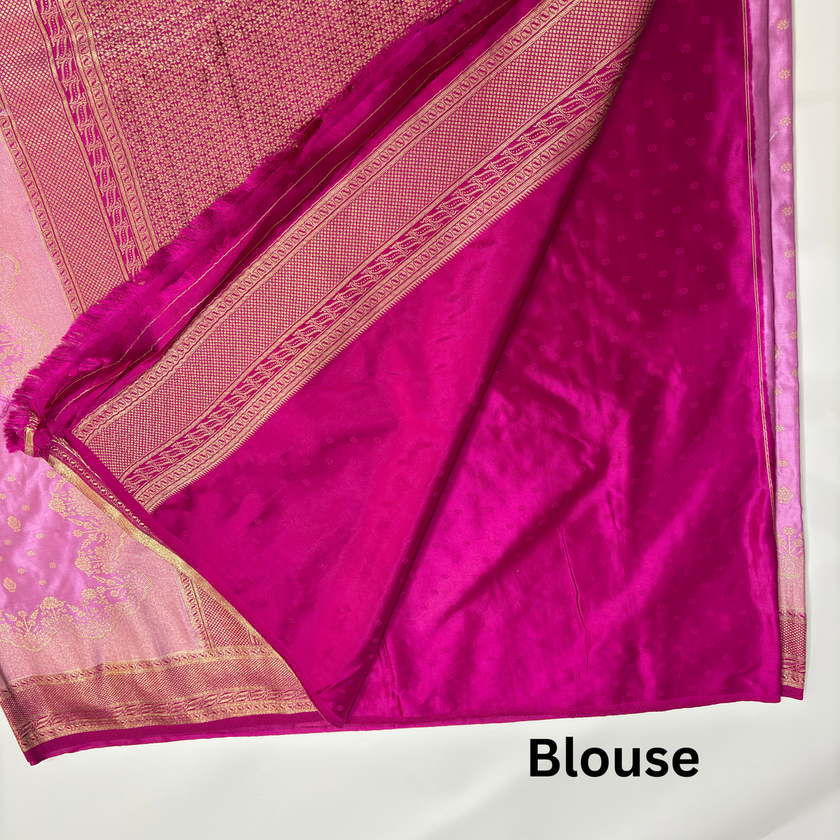 Premium Lavender Banarasi Silk Saree