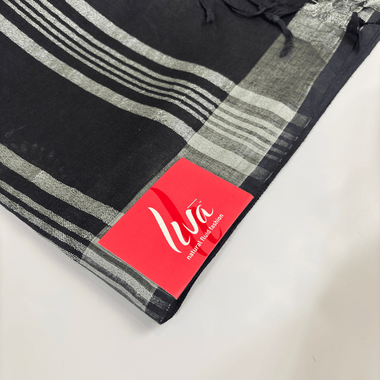 Hand-Painting Saree (Black)