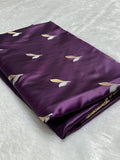 Purple Pure Mashru Silk Saree with Sona Rupa Zari Weaving