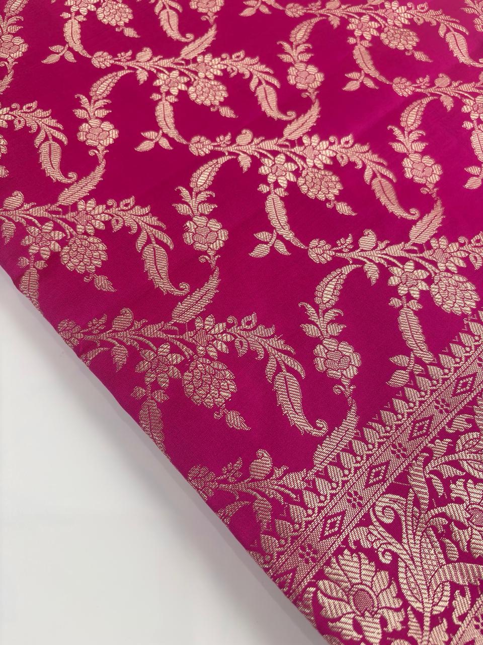 Premium Zari Weaving Silk Saree