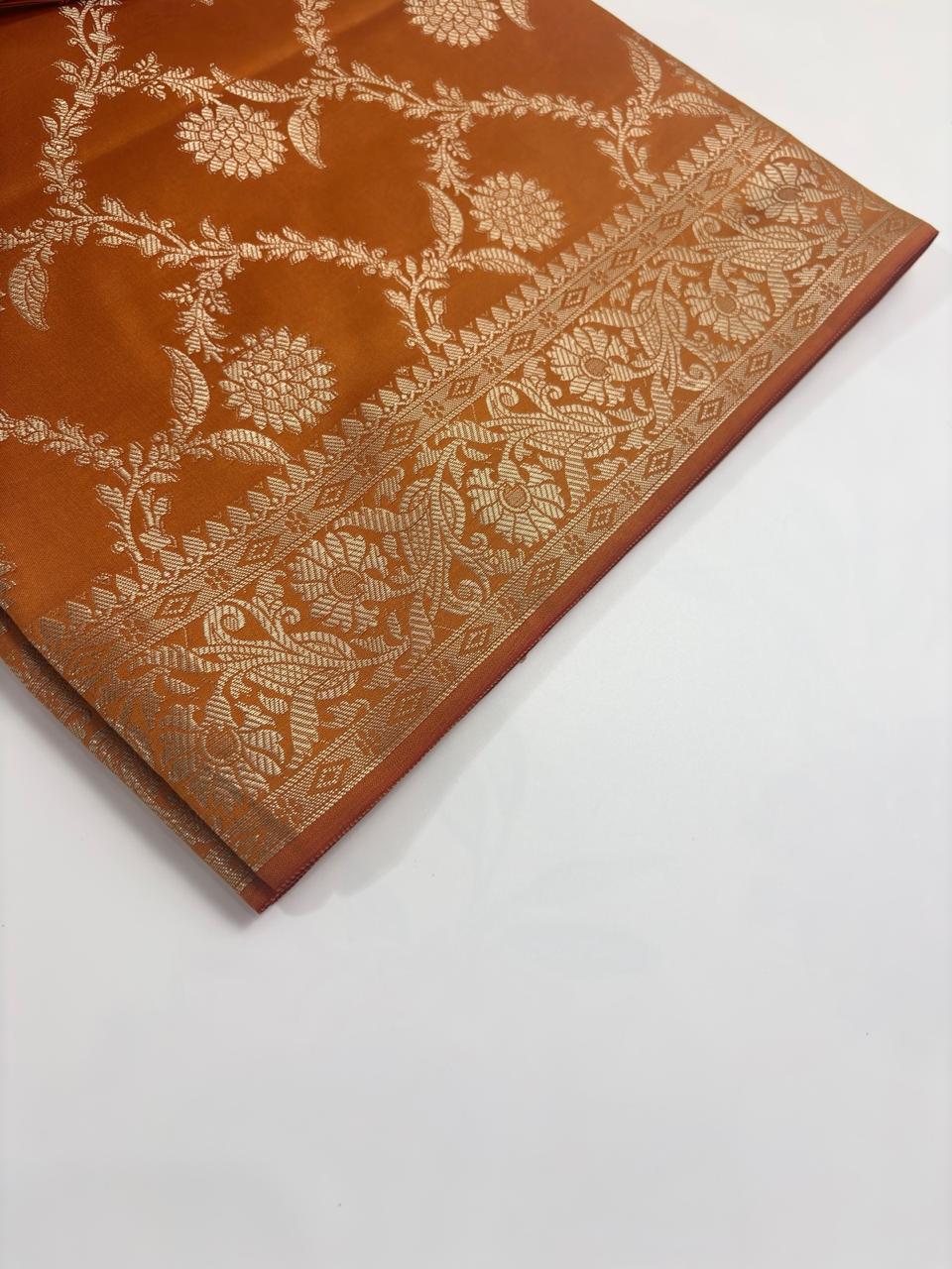 Premium Zari Weaving Silk Saree