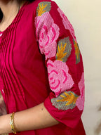 Pink Embroidery Co-Ord Set