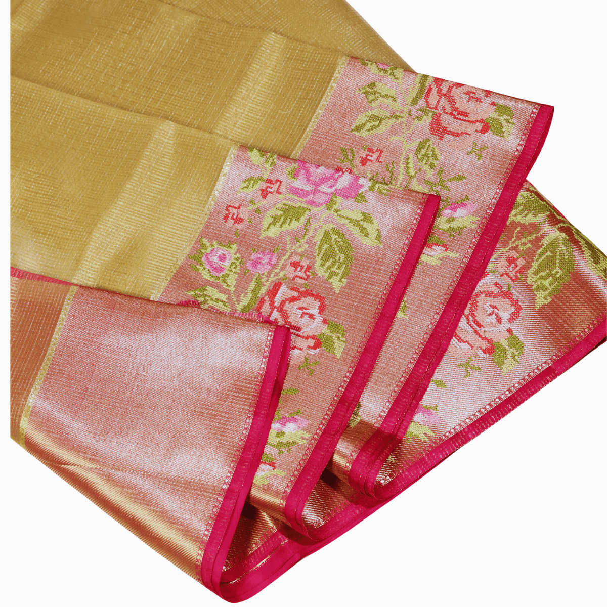 Kota Tissue Silk With Parsi Embroidery