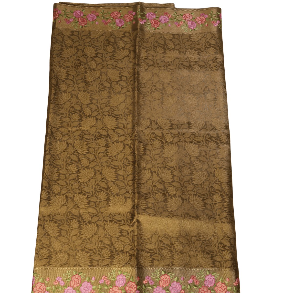 Golden Banarasi Silk Saree (Nita Ambani Inspire)