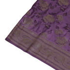 Mashru Silk Saree with Zari Weaving (Lavender)