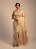 Premium Off White Katan Silk Saree