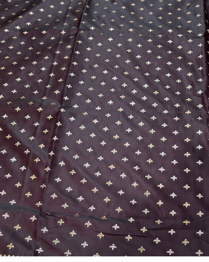 Royal Maroon Banarasi Silk Saree