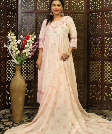 Feel Feather Chikankari Kurta Sets For Women