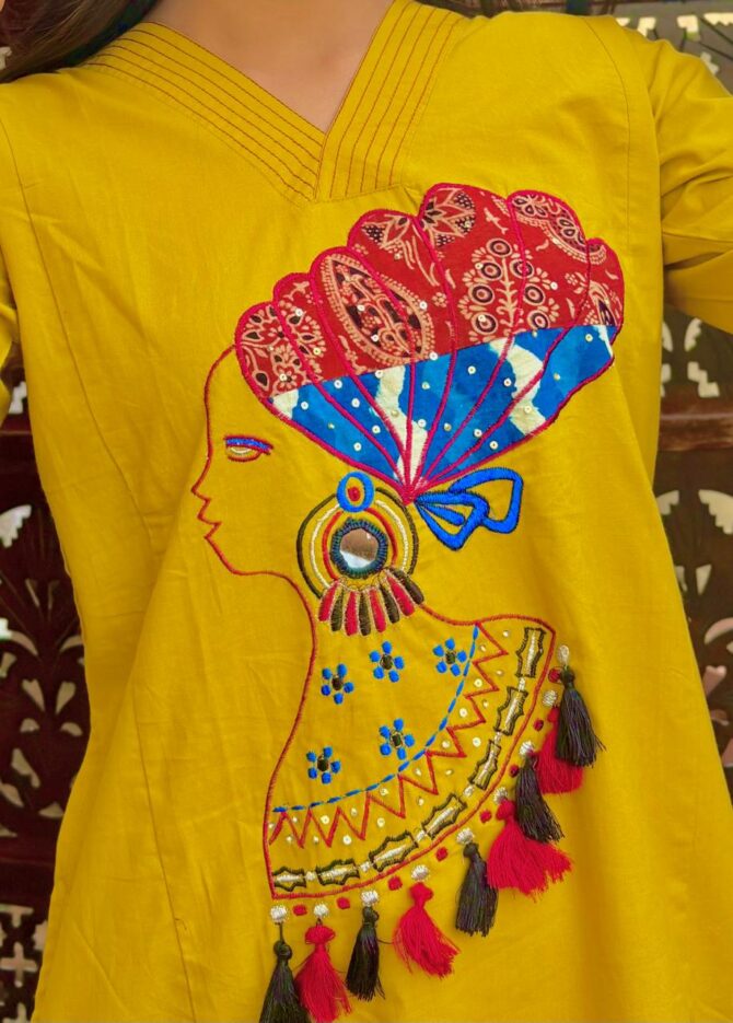 Yellow Co-Ord Set For Women - Image 5