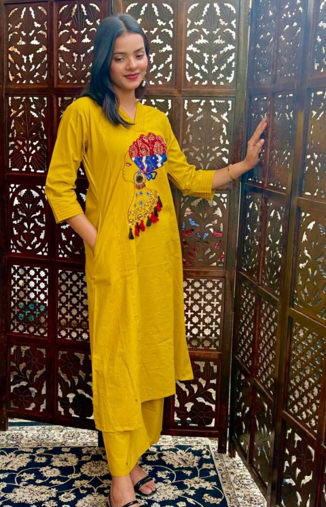 Yellow Co-Ord Set For Women