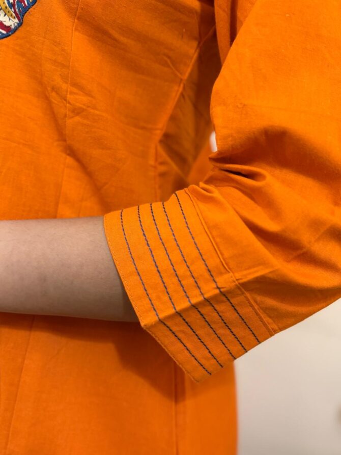 Orange Co-Ord Set For Women - Image 5