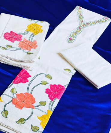 Feel Feather Pure Cotton Suit (Dress Material)