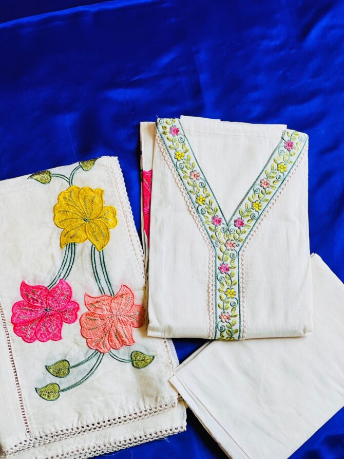 Feel Feather Pure Cotton Suit (Dress Material) - Image 5